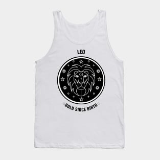 Leo ♌🦁 Bold Since Birth Zodiac Sign Astrological Sign Horoscope Tank Top